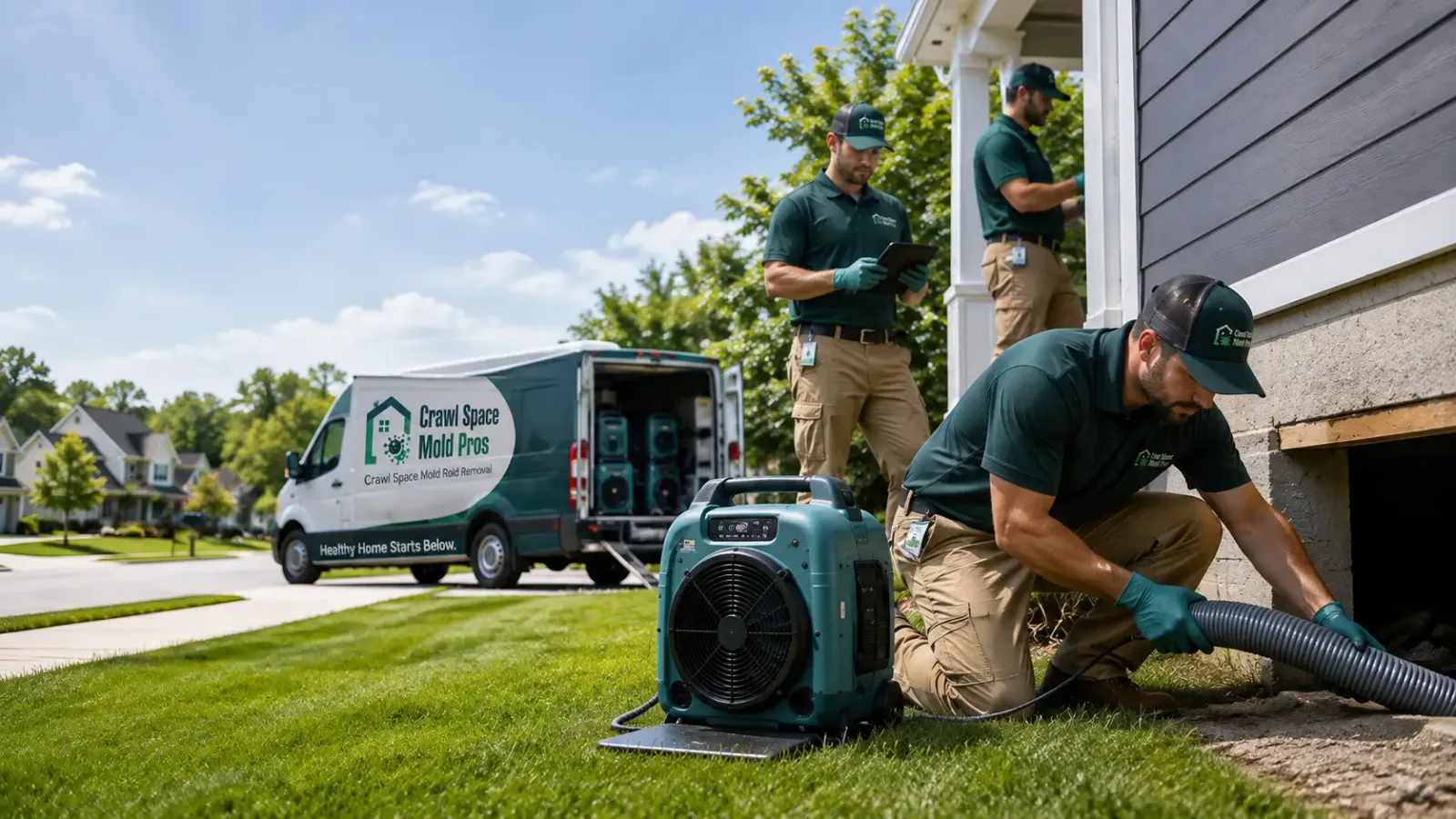 Crawl Space Mold Removal in Hillsdale, IN